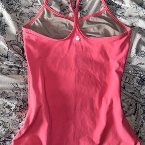 Lululemon Pink Tank Top (Full length, not cropped!) Size 6
